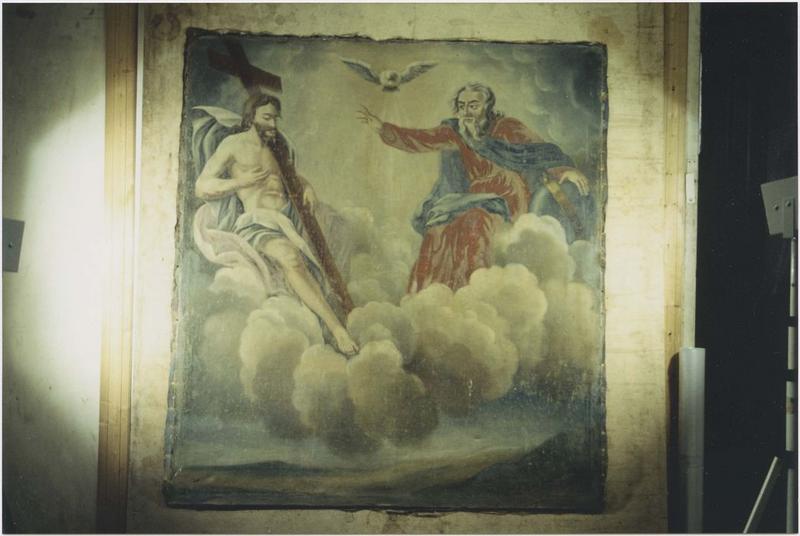 tableau du maître-autel : Trinité (la), vue générale