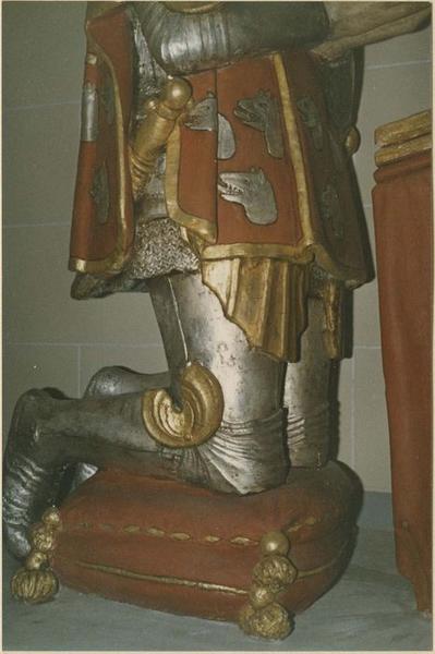 monument funéraire de Jean de Saint-Amadour, vicomte de Guignen, grand veneur, chambellan et grand maître des Eaux-et-forêts de Bretagne, vue partielle