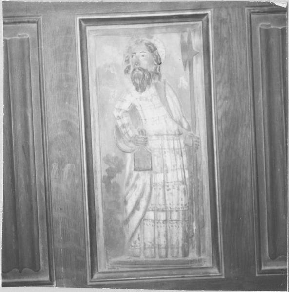 bas-relief, apôtre non identifié, vue générale