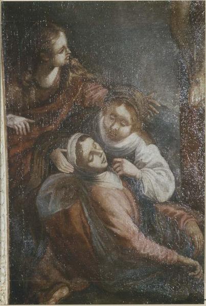 tableau : Crucifixion (la), détail - © Ministère de la Culture (France), Médiathèque du patrimoine et de la photographie (objets mobiliers), tous droits réservés
