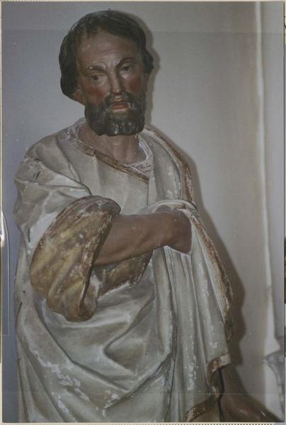 statue : saint Joachim, vue partielle - © Ministère de la Culture (France), Médiathèque du patrimoine et de la photographie (objets mobiliers), tous droits réservés