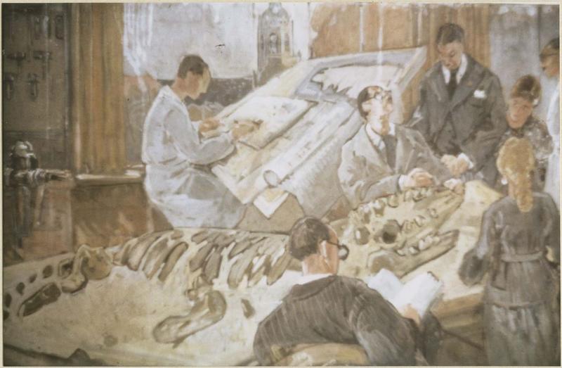 tableau : laboratoire de géologie (l'atelier), vue générale