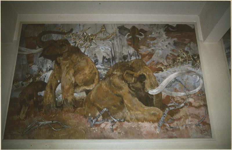 tableau : mammouths, vue générale