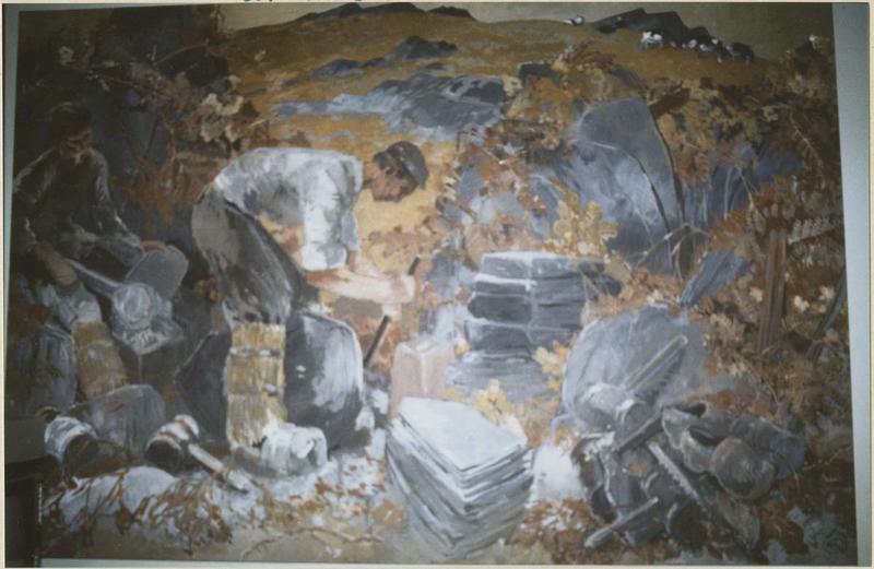 tableau : ardoisiers, vue générale