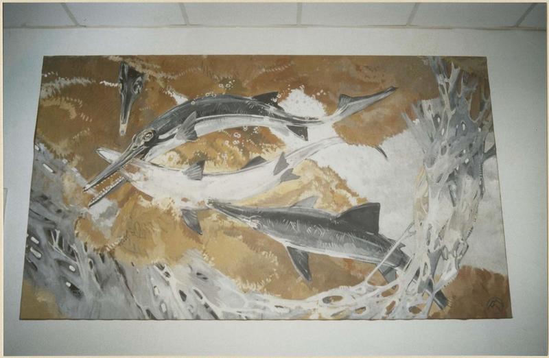 tableau : reptiles volants, vue générale