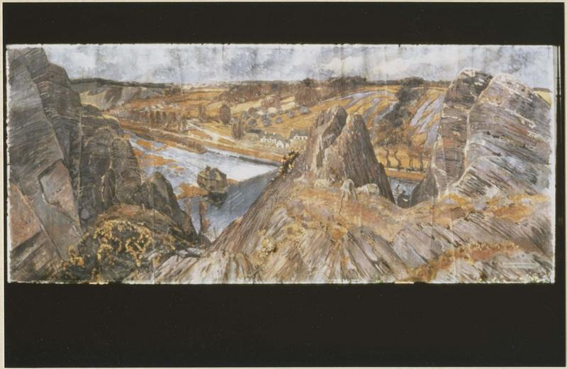 tableau : paléozoique, le Boël, vue générale