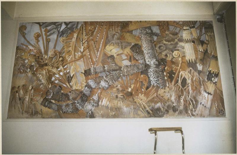 tableau : végétation carbonifère, vue générale