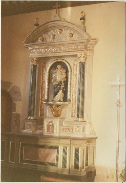 autel latéral, vue générale