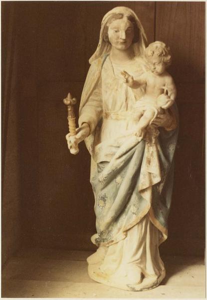 statue : Vierge à l'Enfant, vue générale