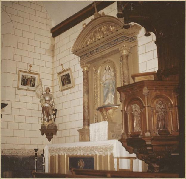 retable latéral nord, vue générale