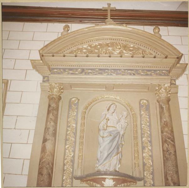 retable latéral nord, vue partielle