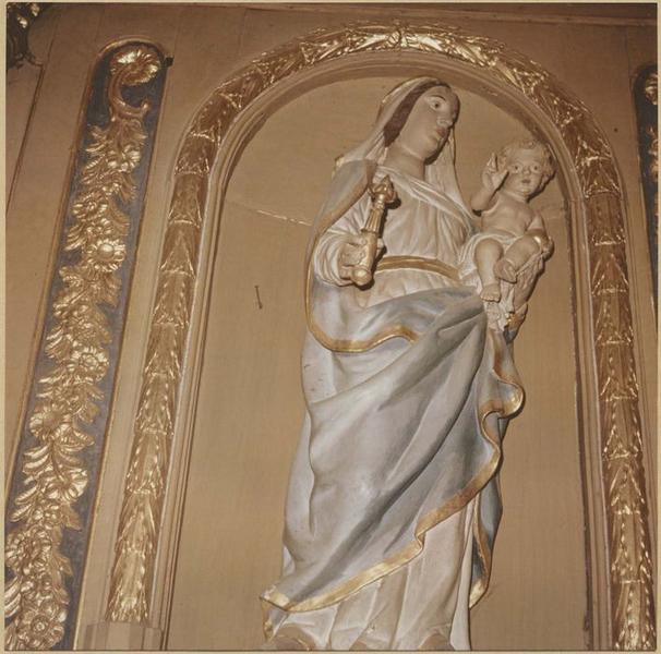 statue : Vierge à l'Enfant, vue générale