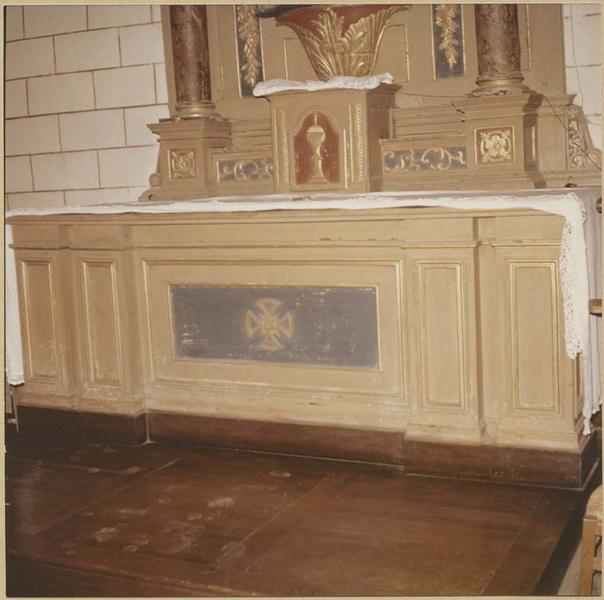 retable latéral nord, vue partielle