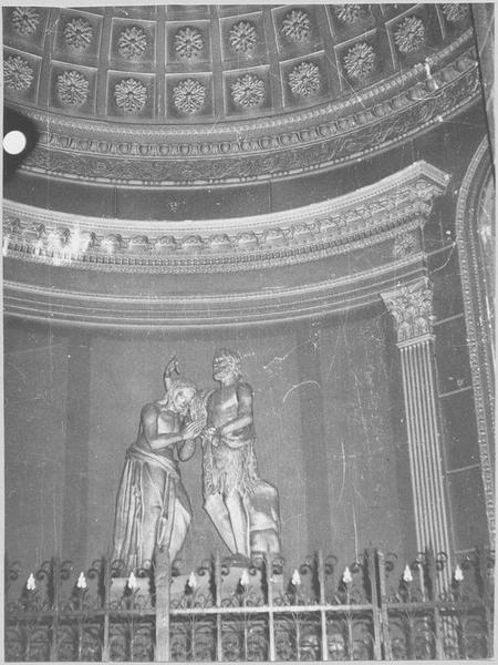 groupe sculpté : le Baptême du Christ, vue générale - © Ministère de la Culture (France), Médiathèque du patrimoine et de la photographie (objets mobiliers), tous droits réservés