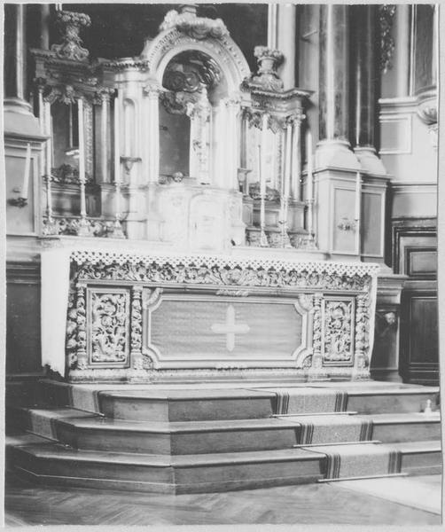 retable du maître-autel, vue générale - © Ministère de la Culture (France), Médiathèque du patrimoine et de la photographie (objets mobiliers), tous droits réservés