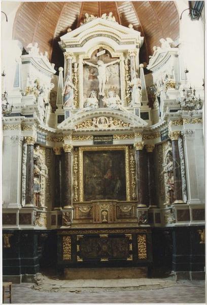 retable du maître-autel, vue générale - © Ministère de la Culture (France), Médiathèque du patrimoine et de la photographie (objets mobiliers), tous droits réservés