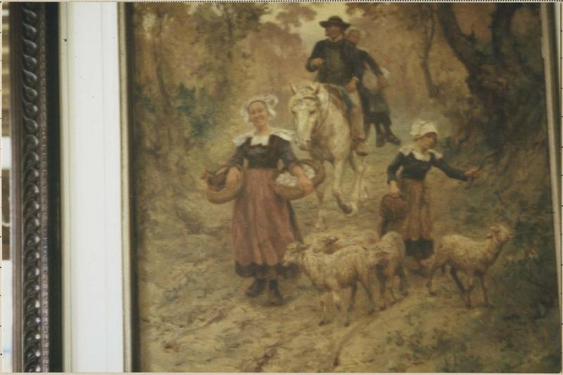 tableau : les Bergères, vue partielle - © Ministère de la Culture (France), Médiathèque du patrimoine et de la photographie (objets mobiliers), tous droits réservés