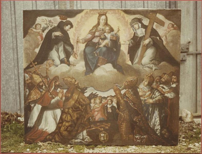 tableau : le Rosaire, vue générale - © Ministère de la Culture (France), Médiathèque du patrimoine et de la photographie (objets mobiliers), tous droits réservés