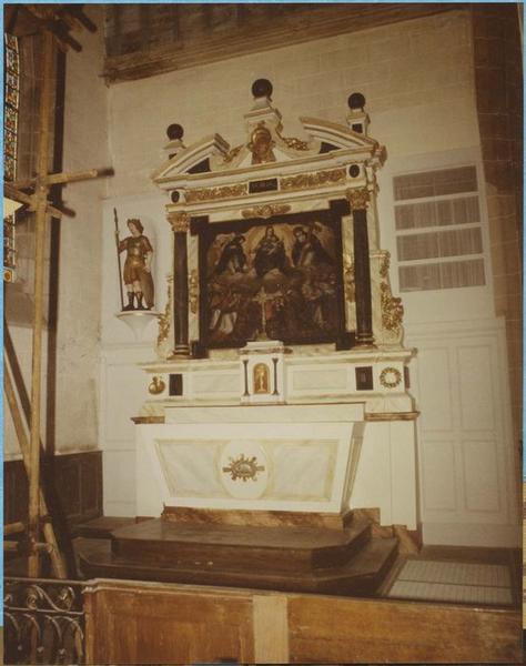 retable, tableau : le Rosaire, vue générale