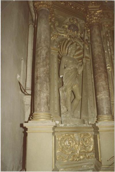 autel, retable (maître-autel), détail