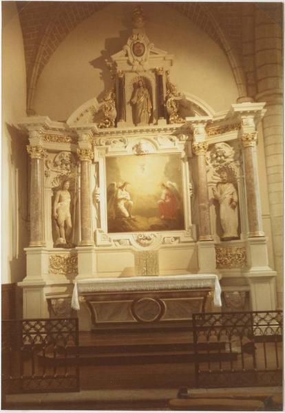 retable nord, vue générale