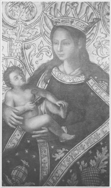 tableau : Vierge à l'Enfant, dite Notre-Dame-de-Bonne-Nouvelle, vue générale - © Ministère de la Culture (France), Médiathèque du patrimoine et de la photographie (objets mobiliers), tous droits réservés