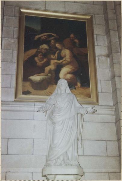 statue : sainte Anne, vue générale - © Ministère de la Culture (France), Médiathèque du patrimoine et de la photographie (objets mobiliers), tous droits réservés