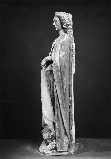 statue : sainte Catherine - © Ministère de la Culture (France), Médiathèque du patrimoine et de la photographie (objets mobiliers), tous droits réservés