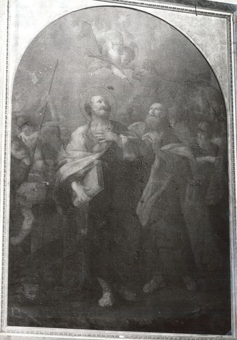 tableau : Saint Pierre et saint Paul marchant à la mort