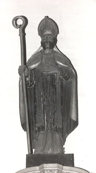 Statue : Saint Blaise en évêque