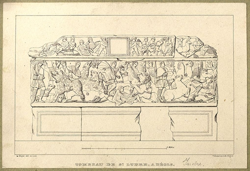 sarcophage dit tombeau de saint Ludre