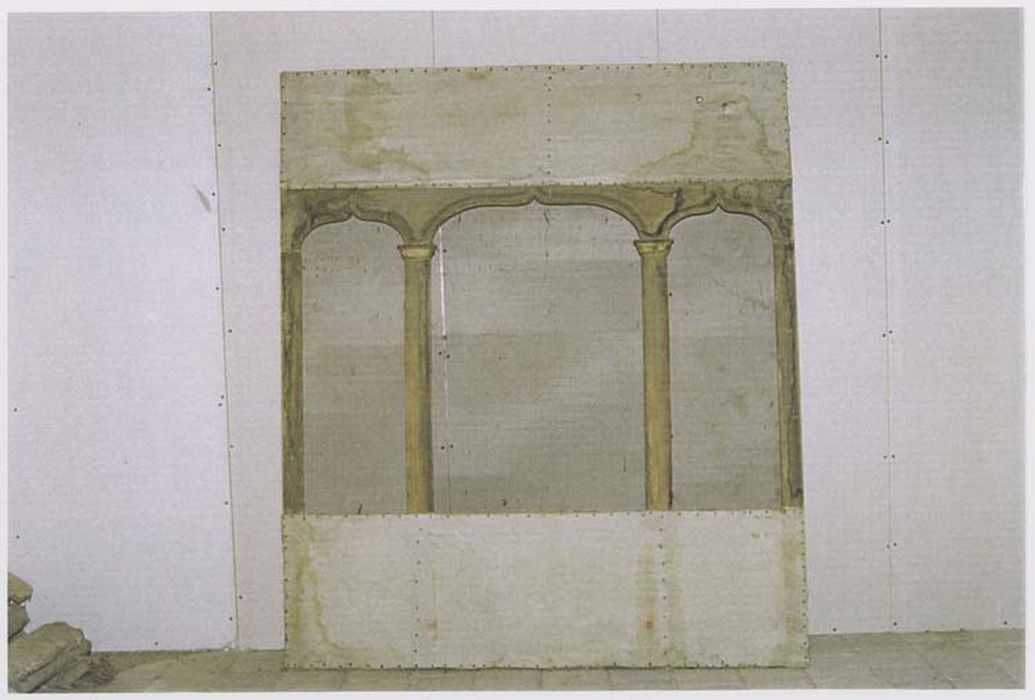 décor de théâtre (2) : Trompe l’oeil d’une loggia à trois baies