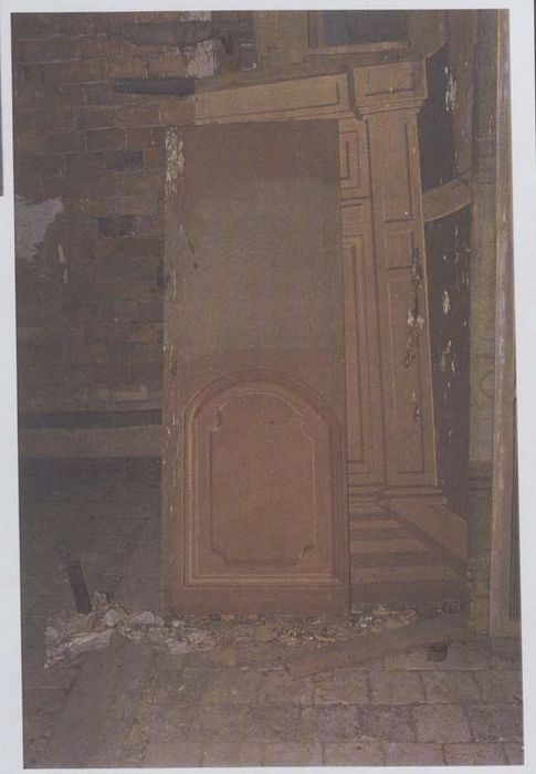 Décors de théâtre : Trompe l’oeil d’un élément architectural intérieur