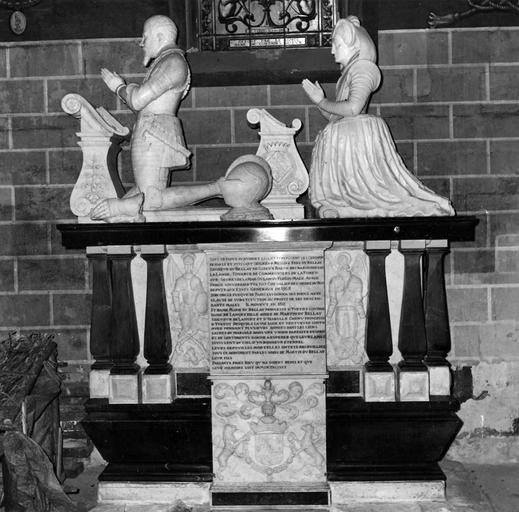 statues (2) (statue funéraire) de René du Bellay et de Marie du Bellay - © Ministère de la Culture (France), Médiathèque du patrimoine et de la photographie (objets mobiliers), tous droits réservés