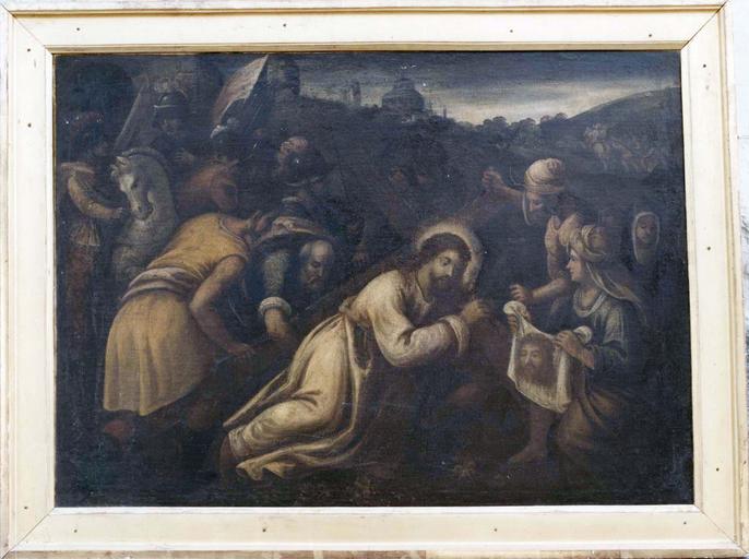 tableau : Jésus et sainte Véronique