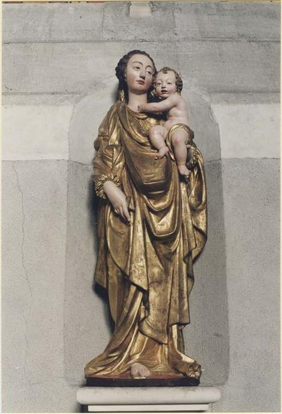 statue : Vierge à l'Enfant, vue générale