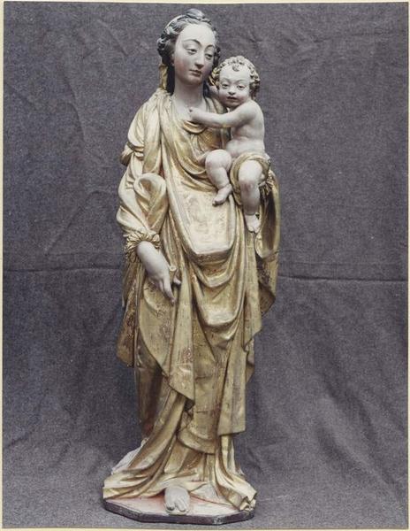 statue : Vierge à l'Enfant, vue générale