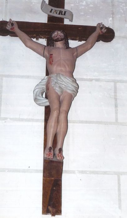 statue : Christ en croix (Christ de chaire)