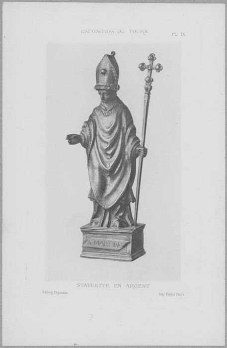 statuette : Saint Martin - © Ministère de la Culture (France), Médiathèque du patrimoine et de la photographie, diffusion RMN-GP