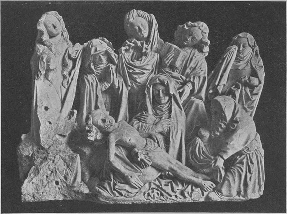 groupe sculpté : Saintes femmes au tombeau (les)