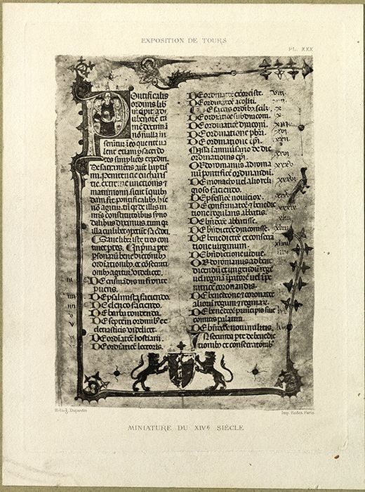manuscrit : Pontifical - © Ministère de la Culture (France), Médiathèque du patrimoine et de la photographie, diffusion RMN-GP