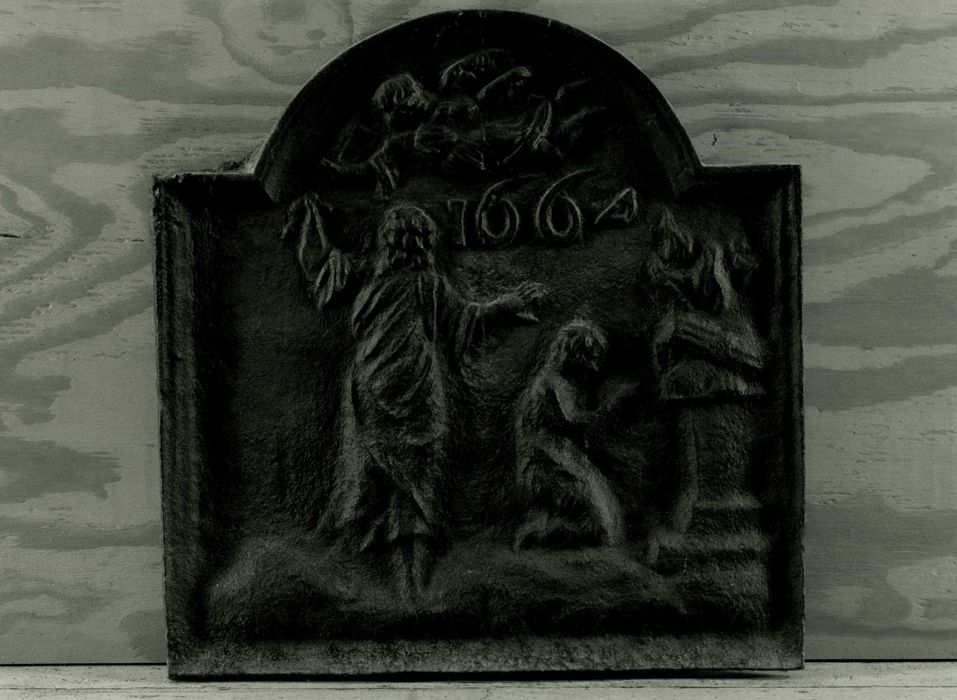 Plaque de cheminée : Sacrifice d'Abraham