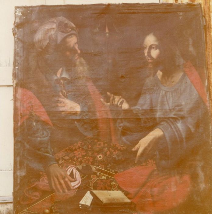 tableau : Jésus et Nicomède