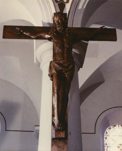 statue : Christ en croix, bois - © Ministère de la Culture (France), Médiathèque du patrimoine et de la photographie (objets mobiliers), tous droits réservés