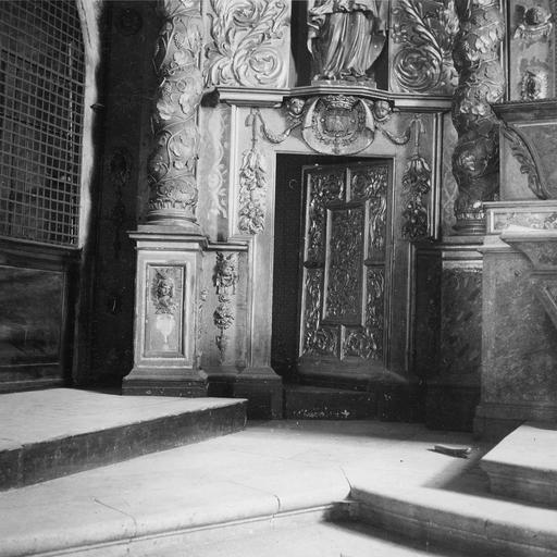 retable, maître-autel, porte vers sacristie - © Ministère de la Culture (France), Médiathèque du patrimoine et de la photographie (objets mobiliers), tous droits réservés