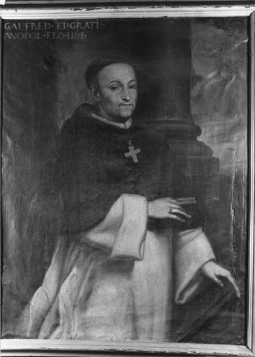 tableau : Geoffroy, évêque de Grenoble, huile sur toile