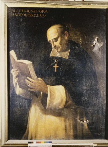 tableau : Guillaume, évêque de Grenoble, huile sur toile