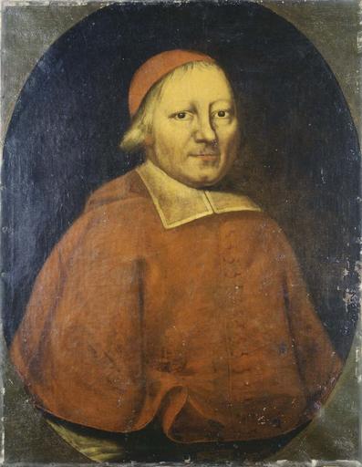 tableau : portrait du cardinal le Camus, évêque de Grenoble, huile sur toile