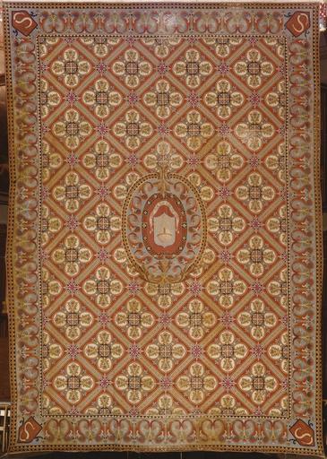 tapis de sol, coton brodé au point de croix - © Ministère de la Culture (France), Médiathèque du patrimoine et de la photographie (objets mobiliers), tous droits réservés