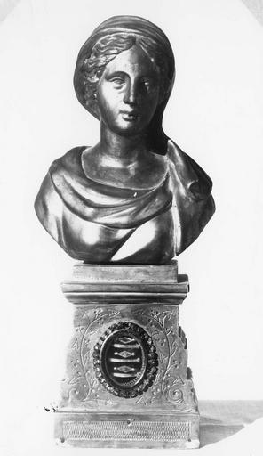 buste-reliquaire, type G, n°21, bois argenté et parties dorées - © Ministère de la Culture (France), Médiathèque du patrimoine et de la photographie (objets mobiliers), tous droits réservés